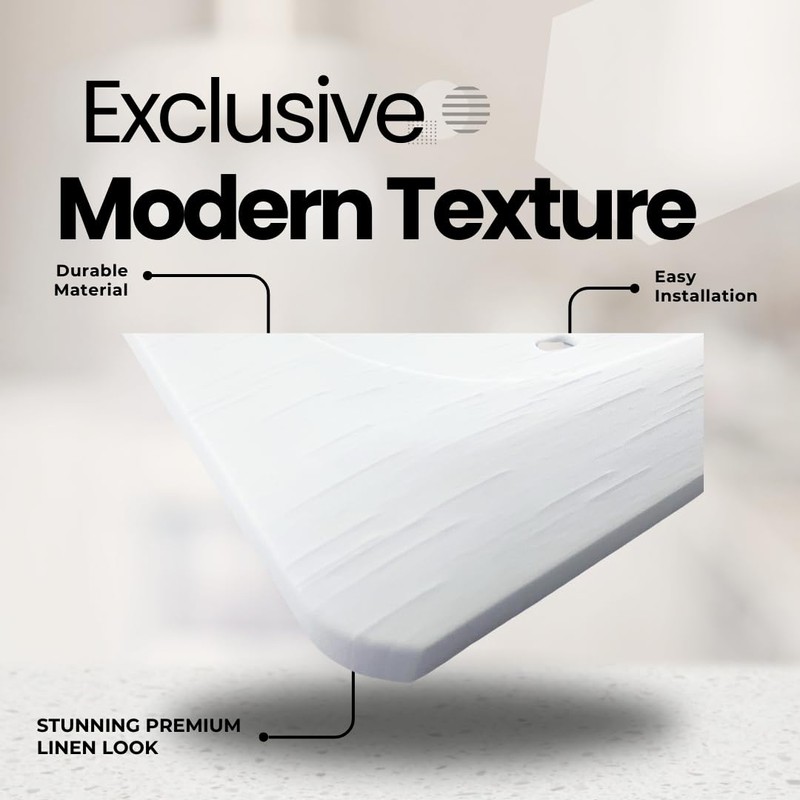 LARGE Solar White Rectangle Wall Plate for Ecobee Smart Thermostat