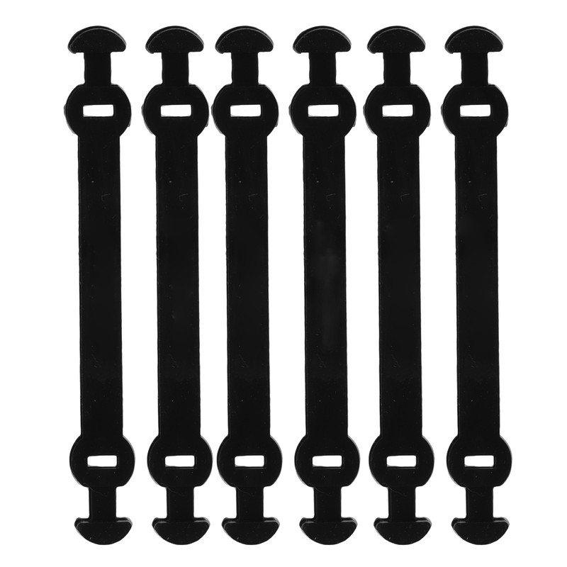 6 Pcs Tennis Racket Vibration Dampeners Long Buckle Tennis Racquet