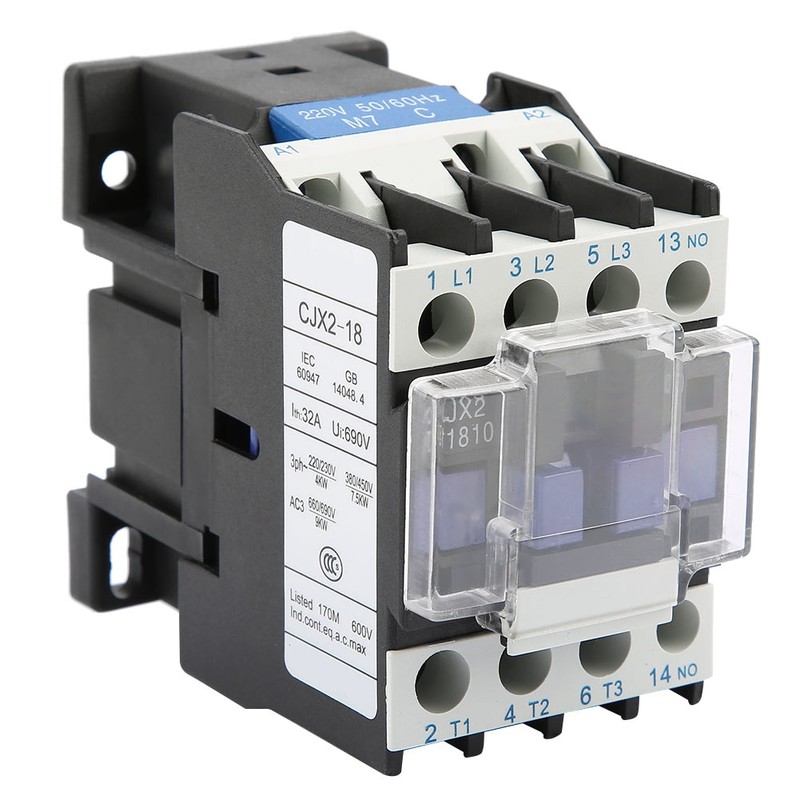 CJX2-1810 High Sensitivity Industrial Electric AC Contactor 18A