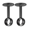 sourcing map Curtain Rod Closet Holders, 1'' Stainless Steel Wardrobe