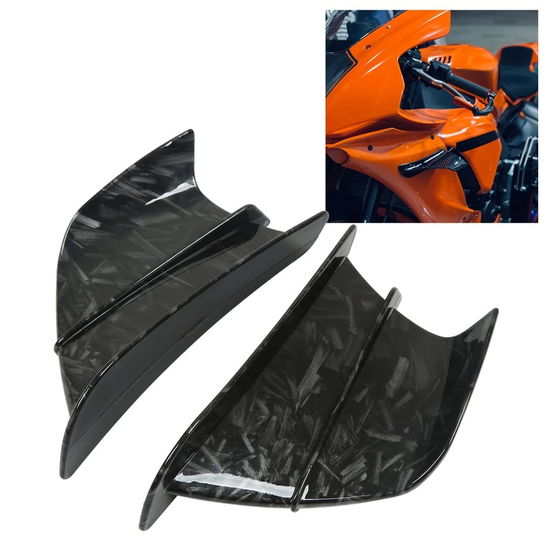 KIMISS Aerodynamic Wings, Motorcycle Side Spoiler, Front Panel, Aerodynamic Winglets