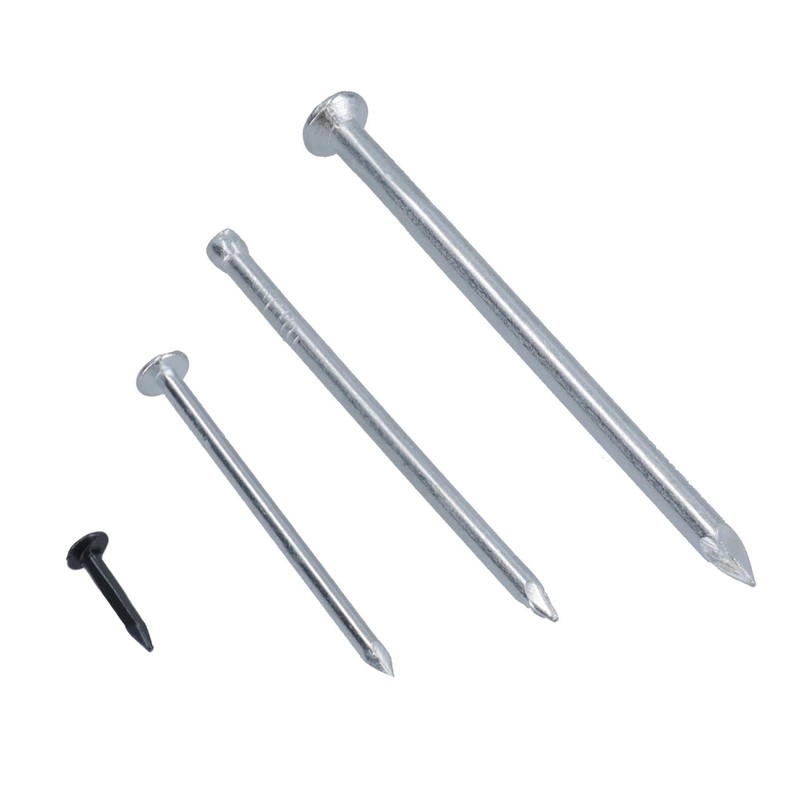 AB Tools 124pc Nail Assortment Flat and Domed Head Panel