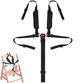 NISENTIA Tripp Trapp 5 Point High Chair Adjustable Safety Belt for Pushchairs