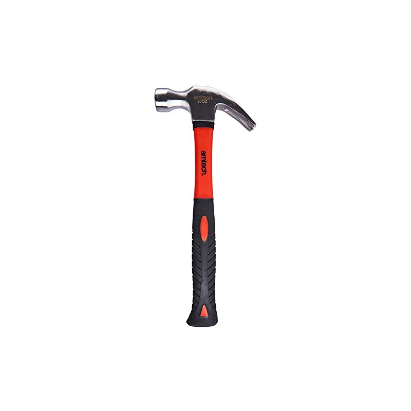 Amtech A0270 20oz (560g) Claw Hammer with fibreglass Shaft