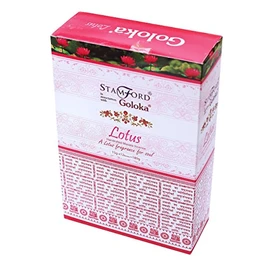 Goloka Lotus Incense, 15 Gms x 12 Packs