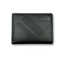 Fila 61fl53 Men's Bifold Wallet with Pass Case, Black