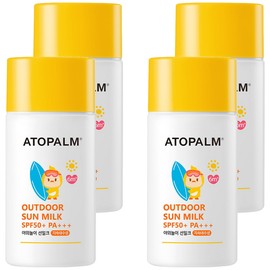 Atopalm Toddler Outdoor Play Waterproof Sun Milk SPF50+ PA+++, 4-Set / 아토팜 유아용 야외놀이 워터프루프 선밀크 SPF50+ PA+++, 4세트