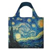 LOQI Set of 4 Reusable Grocery Bags, Oxford, Museum10 Collection