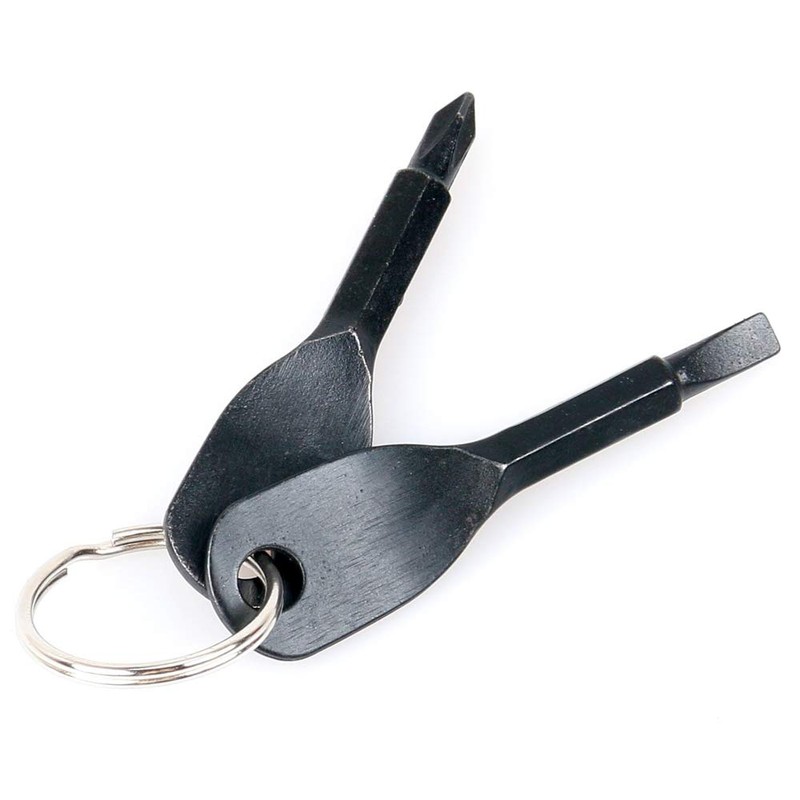 Keychain Screwdriver, 4 Pieces, Mini Screwdriver Set, Key Ring Tool,