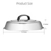 2 Pack Stainless Steel Basting Cover, 12.2 Inch Grill Dome