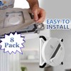 Pack of 8 Replacement Wipes for Ecovacs Winbot W1 Pro
