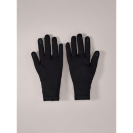 Arc'teryx Gothic Glove | Touch Screen Compatible Merino Wool Glove | Black, Large