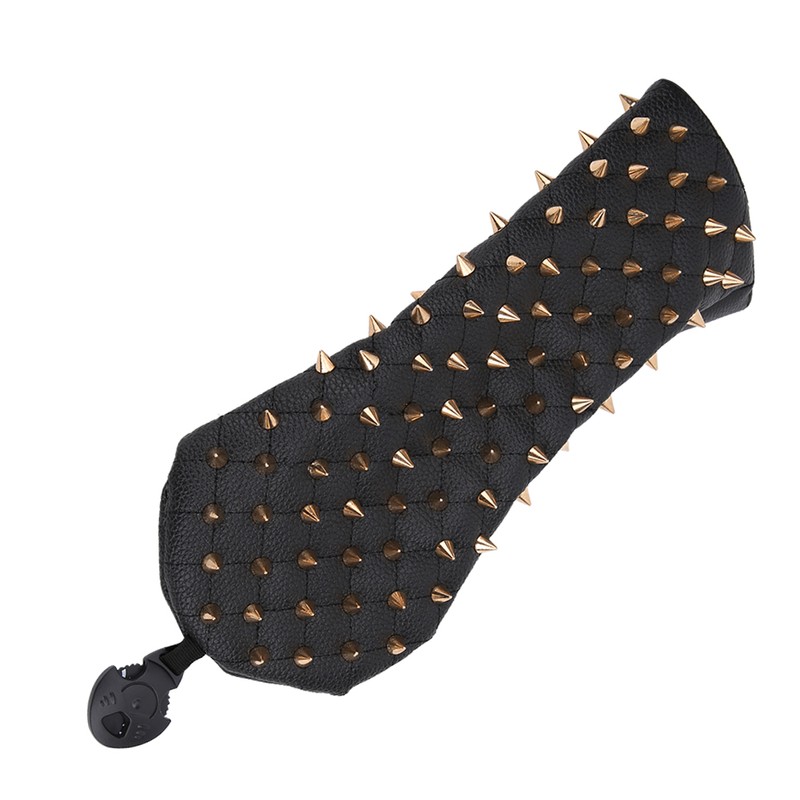 Rivet Wooden Club Protection Headcover Unique PU Waterproof Golf Putter