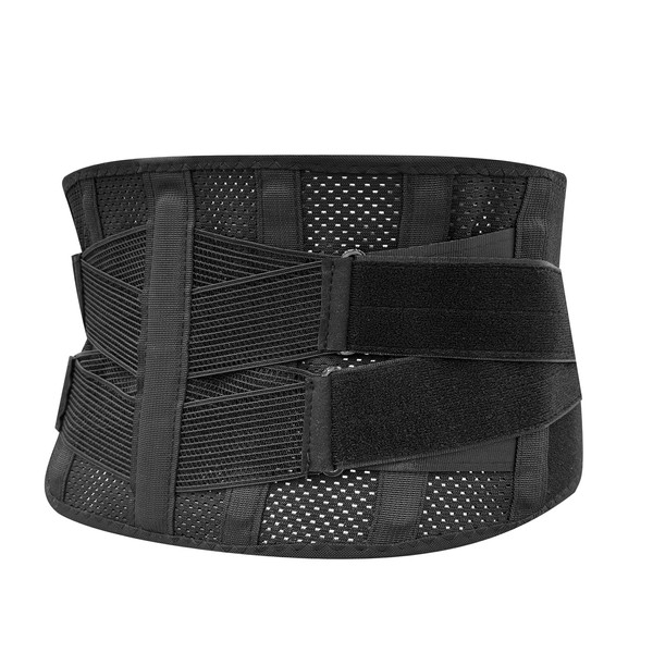 Breathable Back Brace for Lower Back Pain Relief, Herniated Disc,