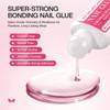 Morovan Nail Glue for Press-On Nails – Super Strong Brush-On