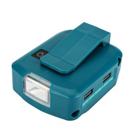 Unbranded 2USB Power Source Battery Adapter For Makita 14.4V-18V Li-ion Battery with LED I