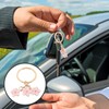 PACKOVE Decor Cherry Blossom Keychain key Wallet Keychain Key Hanging