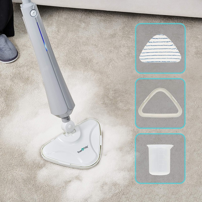 True & Tidy, Multi-Surface Heavy Duty Steam Mop, Includes Steam
