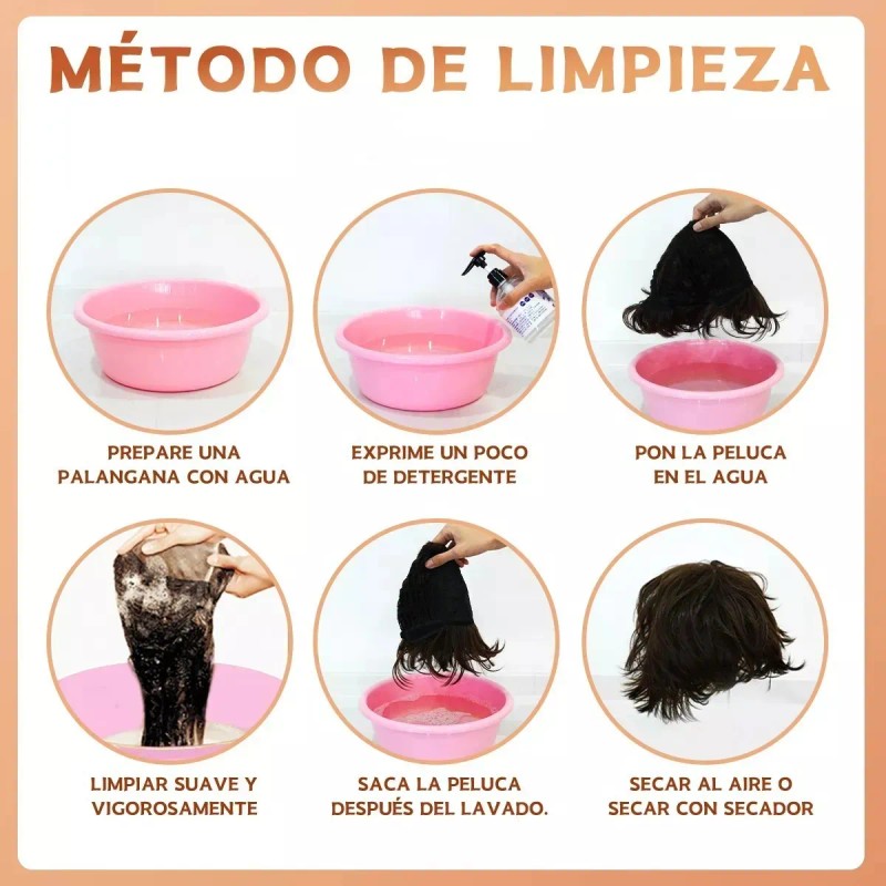 Peluca Larga Cabello Para Hombre 80 Disfraces Party Natural