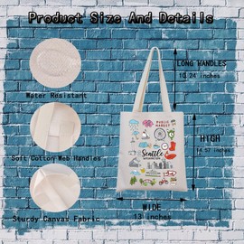 Seattle Washington City Gift Welcome to Seattle Tote Moving to Seattle Gift Seattle Travel Gift (Seattle Tote)