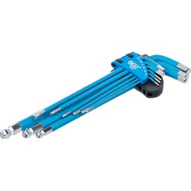 BGS 35101 | L-Type Wrench Set | extra long | internal Hexagon | Inch Sizes | 9 pcs.