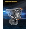 Motorcycle LED Fog Lights Auxiliary Driving Light 60W 18000LM Dual