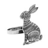 CENPEK 6pcs Easter Bunny Napkin Rings Rabbit Napkin Ring Holders