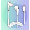 HamiltonBuhl USB-C Ear Buds with in-Line Microphone and Play/Pause Control