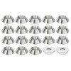 PATIKIL 20pcs M3 Finishing Countersunk Washers 10mm Diameter 3mm Height