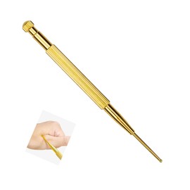Mirhua Face Massager Spring Loaded Brass Ear Urn Pointer 0.08 inch (2 mm) Full Body Use Lightweight Portable