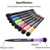 Linkbro Whiteboard Marker with Sponge, Magnetic Whiteboard Pens, Drying Foil