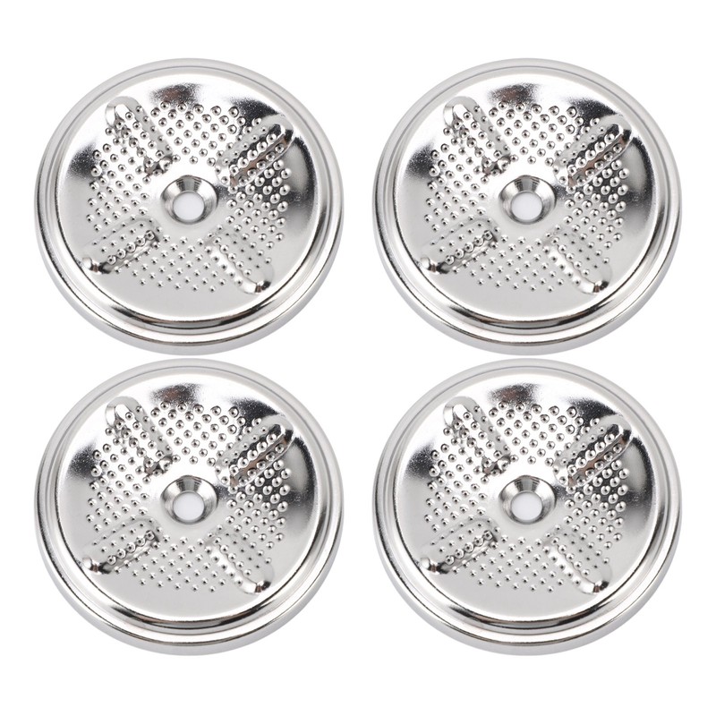 4pcs Coffee Filter Stainless Steel Reusable Filter Rust Resistant Effective