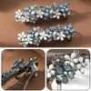 IUDWCG - 3 Pcs French Crystal Hair Clip Elegant Hair