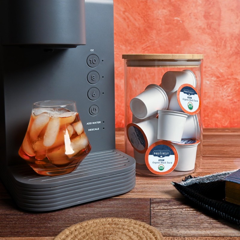 Organic Positively Tea Company, Assam Black Tea, K-Cup Compatible, 24