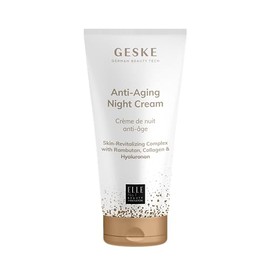 GESKE Anti-Ageing Night Cream Moisturising Cream with Hyaluronic Anti-Wrinkle Cream Moisturising Skin Cream Vegan Formula No Animal Testing Complements GESKE SmartAppGuided™ Devices