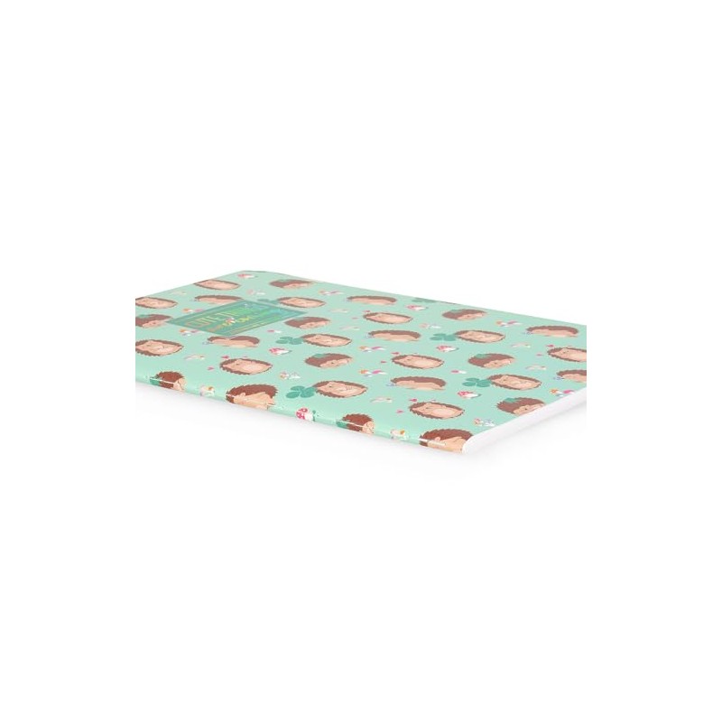 Legami - Hedgehog 7mm B5 Ruled Notebook, Large, FSC Certified