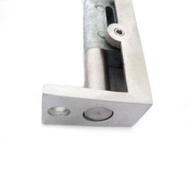 TOGU 6" Solid Lever Action Flush Bolt,Concealed Security Door Lock For Composite Doors,French Doors,Wood Doors,Double Doors,Dummy Doors,Satin Nickel