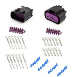 MJM National DELPHI GT 150 SERIES 12 CONDUCTOR CONNECTOR SET 22-20 GA. METRIPACK 12 Pin