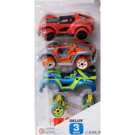 Modarri 3 Car Pack Ultimate Toy Car New 2023 In Stock 1102-01 Design Build Drive