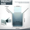 Zonon Slide Gate End Catch Retainer 2" Wide Heavy-Duty Steel