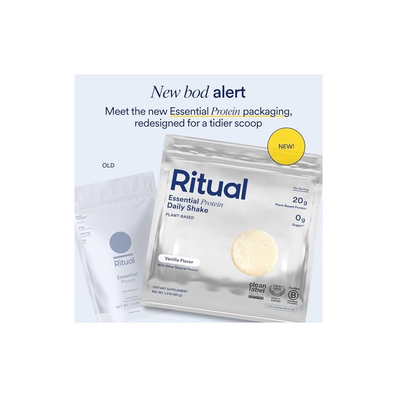 Ritual Vegan Protein Powder - Plant-Based Vanilla Shake