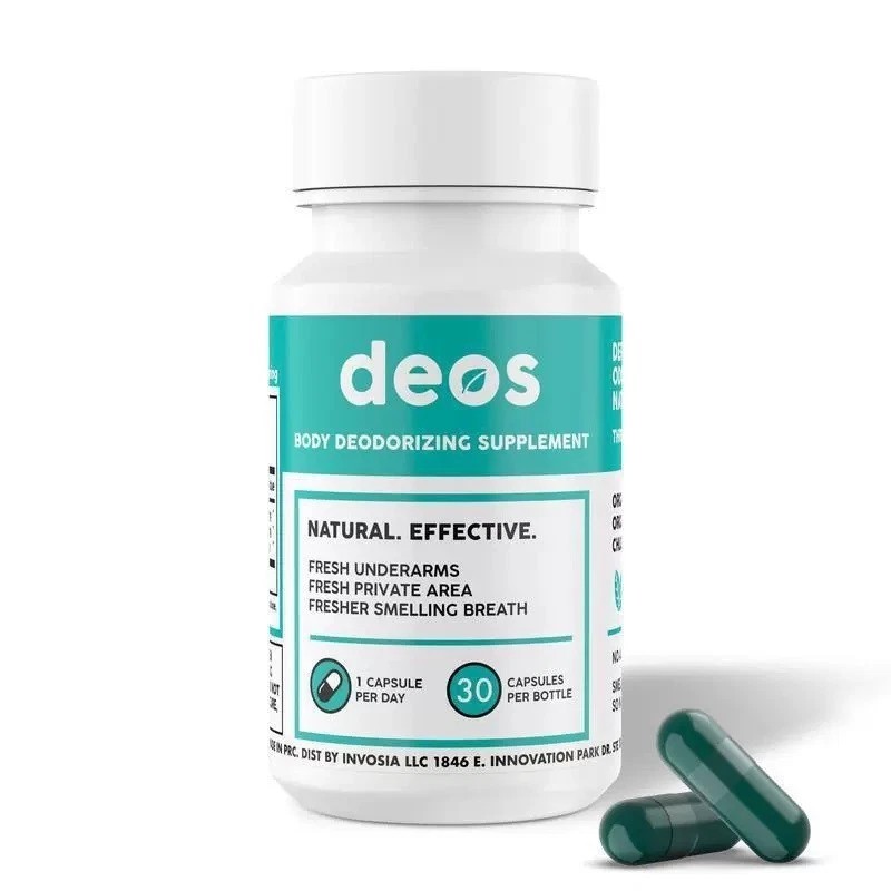 DEOS 3PACK DEOS Internal Deodorant Supplement – Full Body Deodorizer