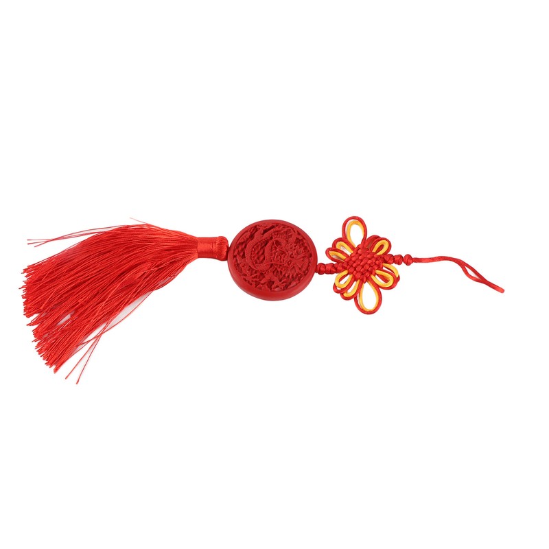 Chinese Lacquer Carved Hanging Ornament New Year Traditional Lacquerware Chinese
