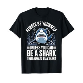 Cool Shark Art For Men Women Great White Hammerhead Shark T-Shirt