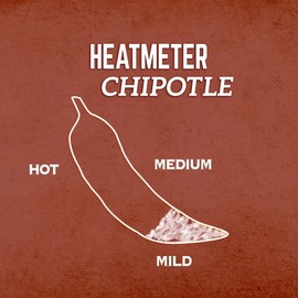 Cholula Chipotle Hot Sauce, 64 fl oz - One 64 Fluid Ounce Bulk Container of Chipotle Pepper Sauce, Made with Chipotle, Arbol and Piquin Peppers, Perfect for Burgers, Wings, Hummus and More