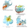 Pack of 6 Flower Hair Clips, Flower Hair Clips, Cute