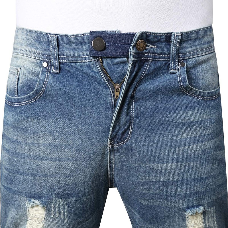 Denim Waist Extenders for Men and Women(6 Pack), Adjustable Waistband