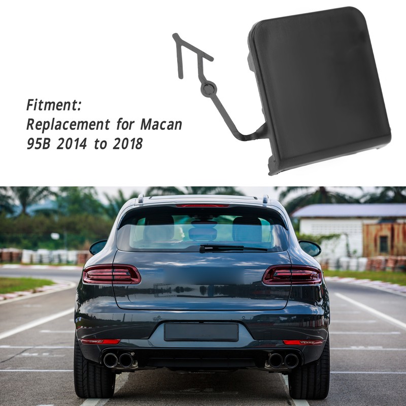 Tow Hook Cover 95B807500 Rear Bumper Lower Tow Eye Cover