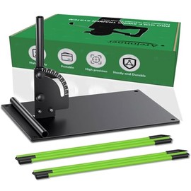 Vhelyom Golf Alignment Stick Holder Set - Adjustable Angle Training aid for Correcting Swing Path, Portable Practice Tool for Indoor/Outdoor Golfers