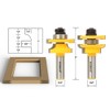 YONICO Router Bits Set Rail and Stile 2 Bit Round